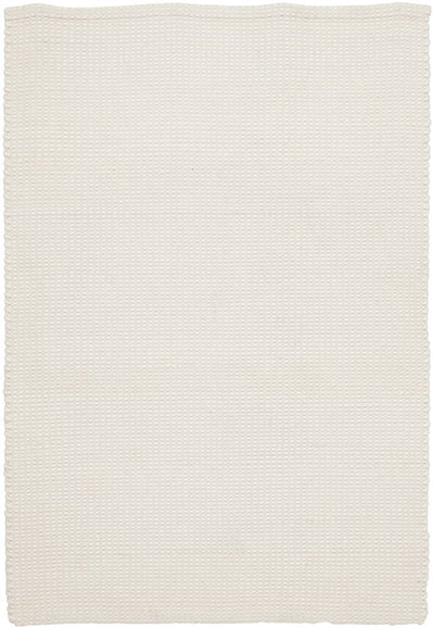 Skandi 300 White Handmade Wool Flat Weave Reversible Rug