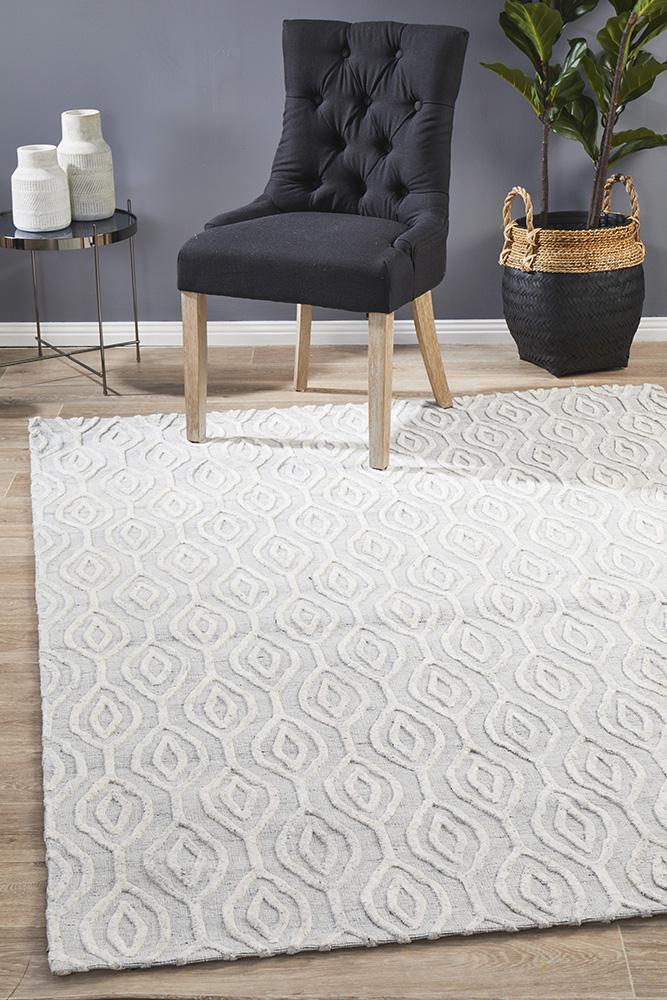 Visions 5050 White Rug