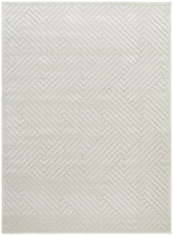 York Cindy Natural White Rug