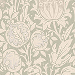 Material: Paste the Wall | Smooth Matte Finish - Sample: Not required, thank you - Wall Height: 2.4 metres | 7.8 feet - Wall Width: 2.4 metres | 7.8 feet - Wallpaper Colour: Rococo Palms Sage Green