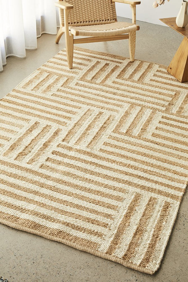Sahara Arman Natural Rug | Lifestyle