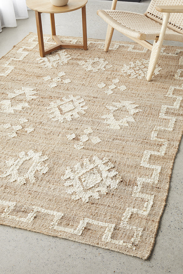 Sahara Carla Natural Rug | Lifestyle