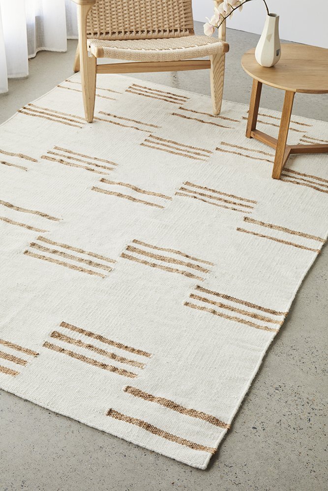Sahara Henry Natural Rug | Lifestyle