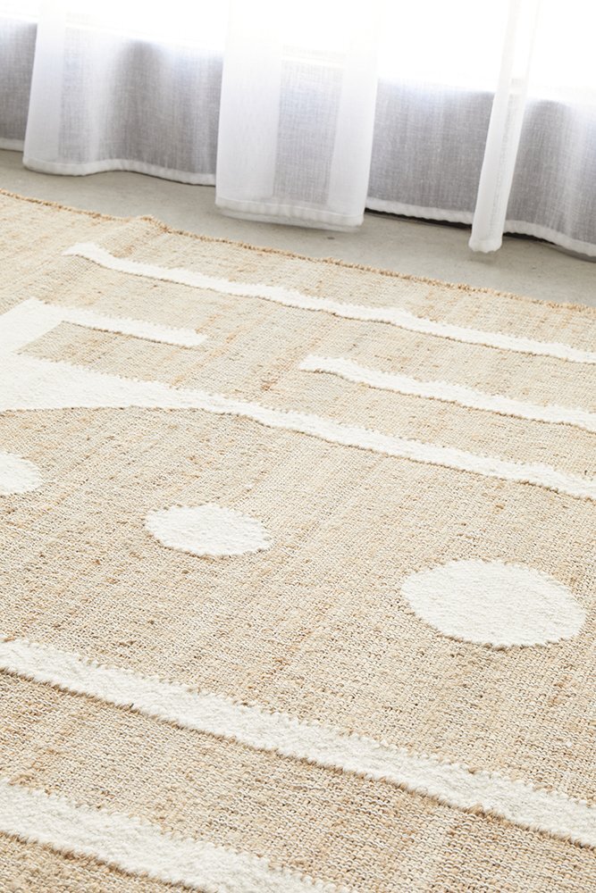 Sahara Zelda Natural Rug | Lifestyle