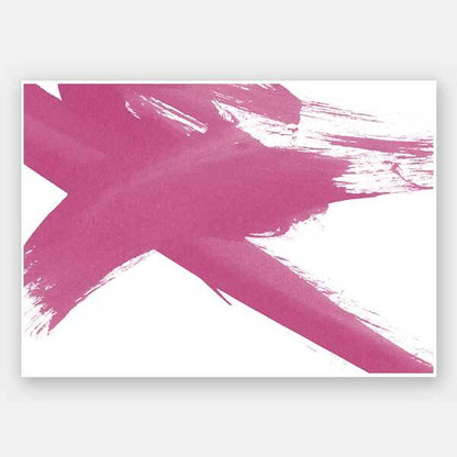 Total X - Raspberry Pop Unframed Art Print