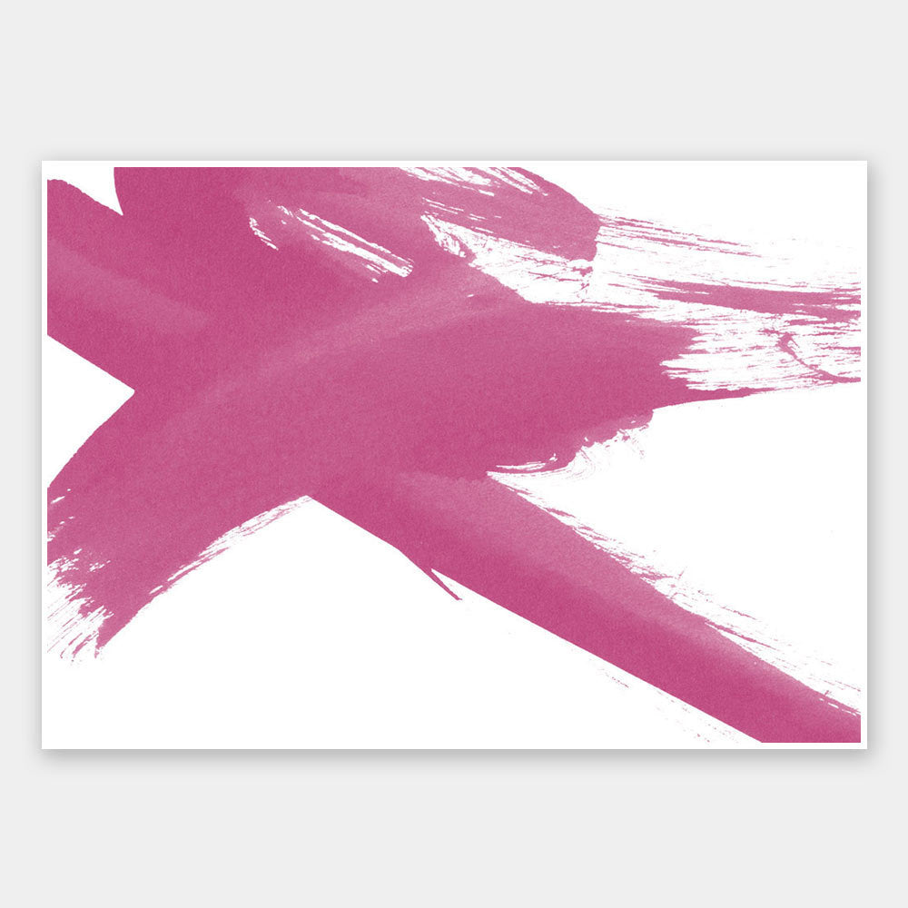 Total X - Raspberry Pop Unframed Art Print