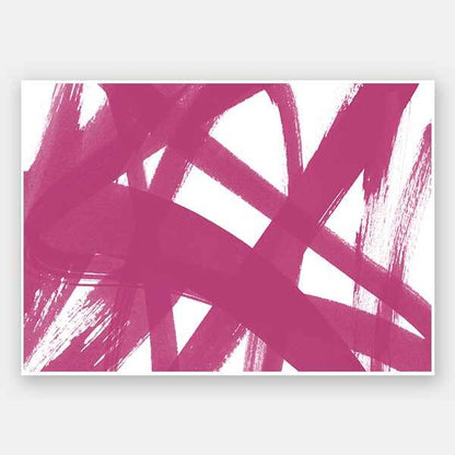 Revolution - Raspberry Pop Unframed Art Print