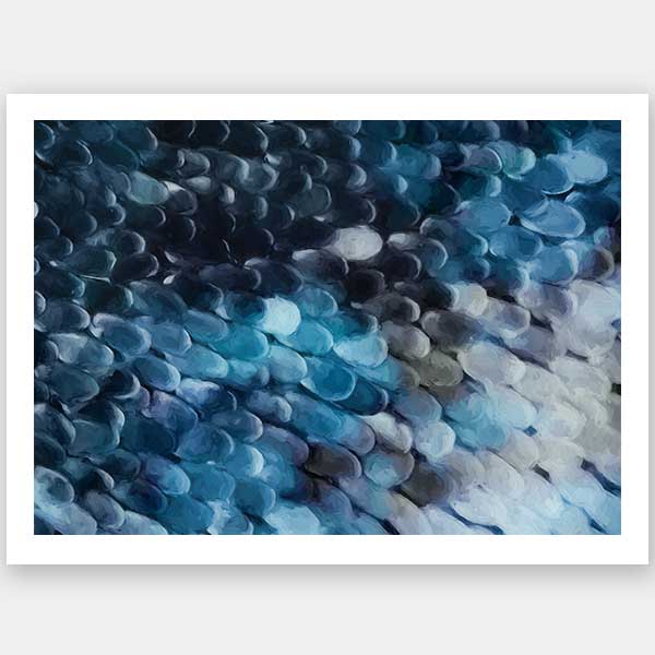 Papillon - Blue Divine Unframed Art Print
