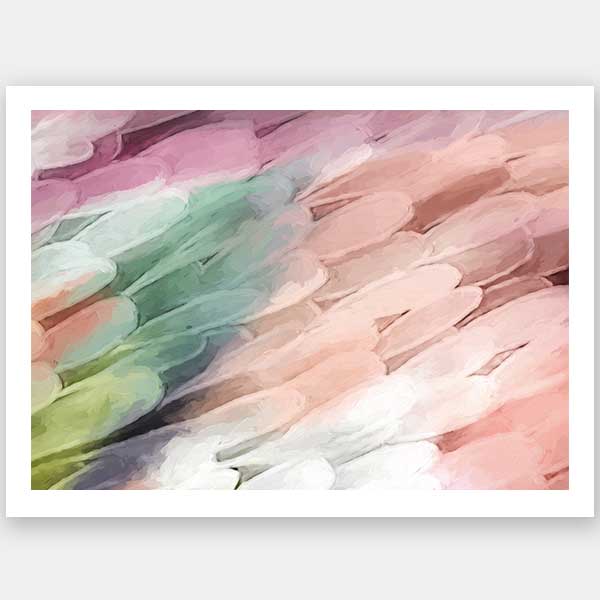 Papillon - Peaches & Cream Unframed Art Print