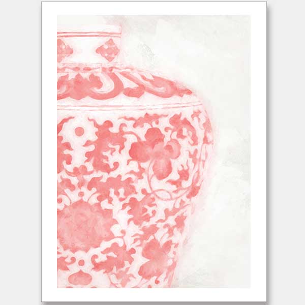 Baluster - Summer Blush Unframed Art Print