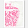 Baluster - Raspberry Cream Unframed Art Print