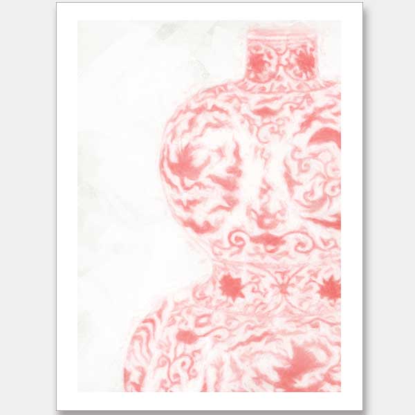 Hour Glass - Summer Blush Unframed Art Print