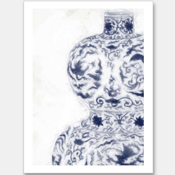 Hour Glass - Evening Mist Unframed Art Print