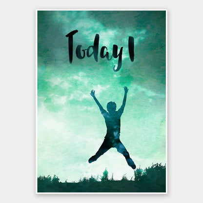 Today I Leap Unframed Art Print