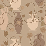 Material: Paste the Wall | Smooth Matte Finish - Sample: Not required, thank you - Wall Height: 2.4 metres | 7.8 feet - Wall Width: 2.4 metres | 7.8 feet - Wallpaper Colour: Ceremonia Neutral