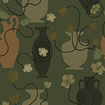 Wallpaper Colour: Ceremonia Dark Green
