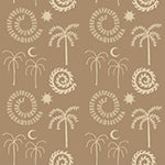 Material: Paste the Wall | Smooth Matte Finish - Sample: Not required, thank you - Wall Height: 2.4 metres | 7.8 feet - Wall Width: 2.4 metres | 7.8 feet - Wallpaper Colour: Daydream Isle Brown