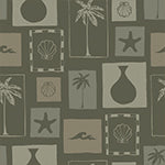 Wallpaper Colour: Coastal Archives Dark Green