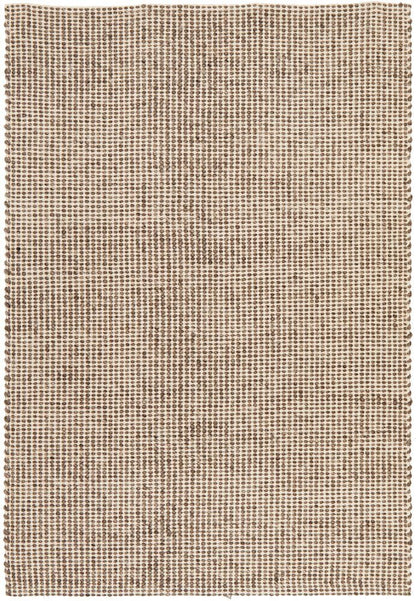 Skandi Brown Flat Weave Wool Rug