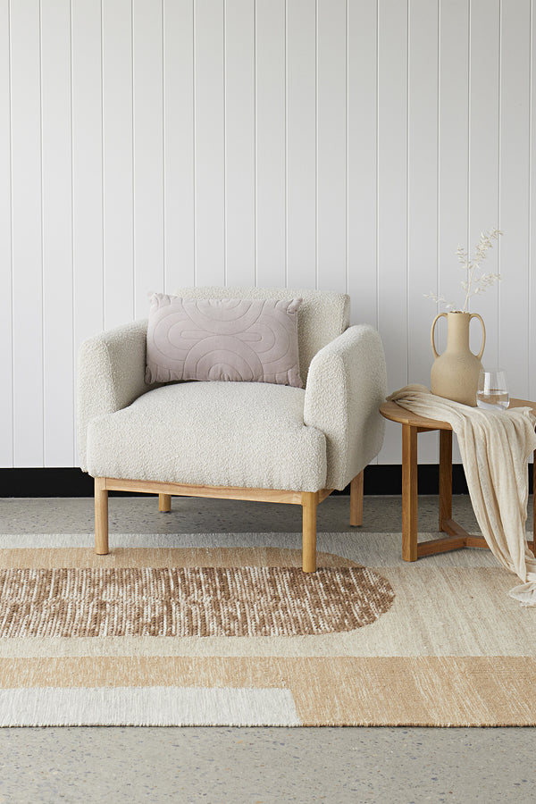 Summit Orb Toffee Rug | Lifestyle