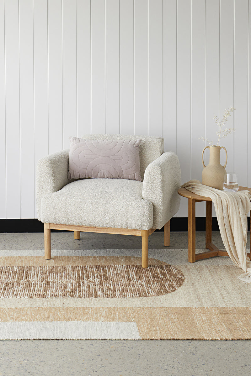 Summit Orb Toffee Rug | Lifestyle