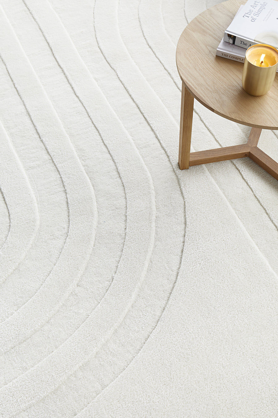 Summit Trail White Rug | Lifestyle