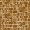 Wallpaper from the Tim Neve collection by Urban Road, featuring golden ochre grids with soft brown contrasts, creating a warm, natural aesthetic.
