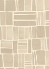 Wallpaper from the Tim Neve collection by Urban Road, featuring a warm ivory grid pattern on a soft neutral backdrop for a minimalist, calming aesthetic.