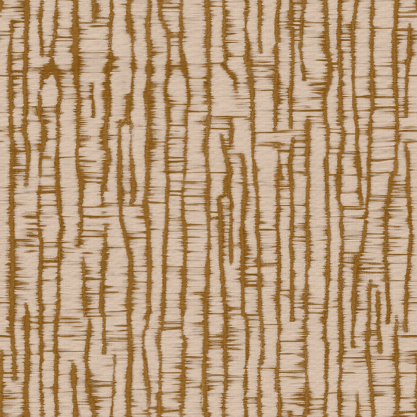 Wallpaper from the Tim Neve collection by Urban Road, with rich golden bark patterns layered over warm brown textures for an earthy, organic design.