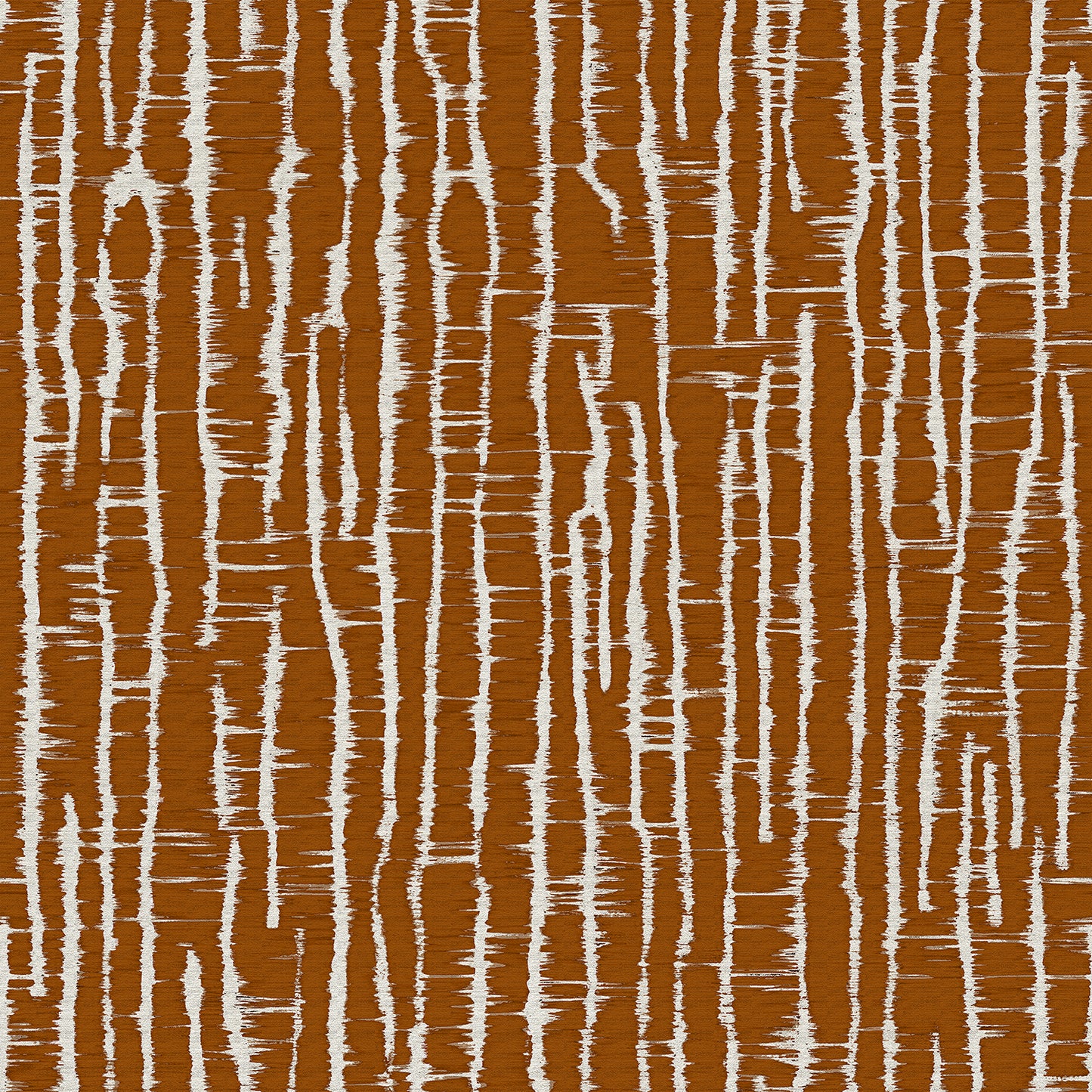 Wallpaper from the Tim Neve collection by Urban Road, with a cinnamon woodgrain design and bold organic lines, creating a rustic, natural feel.