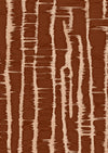 Wallpaper from the Tim Neve collection by Urban Road, featuring terracotta bark textures with warm brown layers for a bold, earthy look.