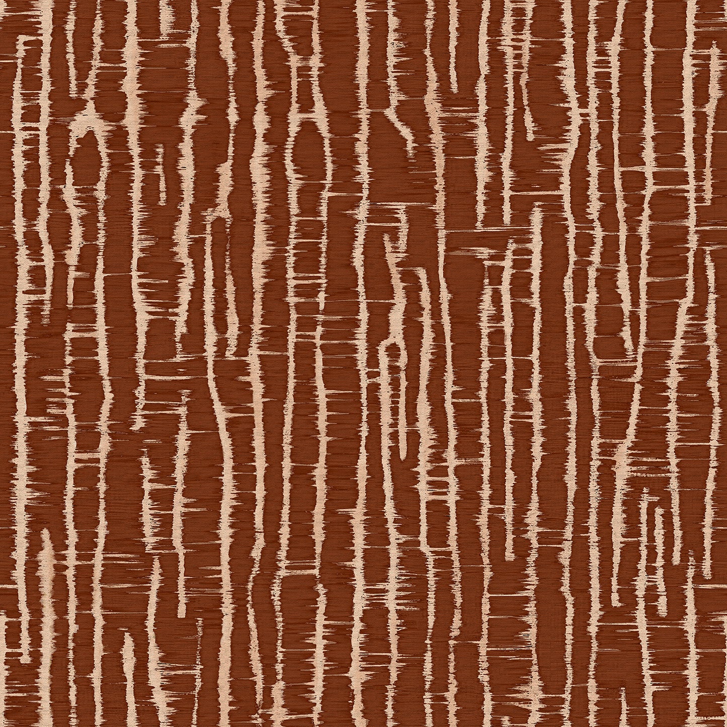 Wallpaper from the Tim Neve collection by Urban Road, featuring terracotta bark textures with warm brown layers for a bold, earthy look.
