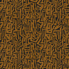 Wallpaper from the Tim Neve collection by Urban Road, with layered ochre and brown abstract lines and a geometric pattern.