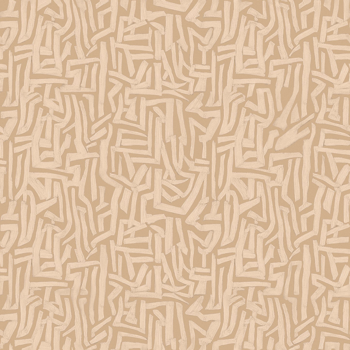 Wallpaper from the Tim Neve collection by Urban Road, featuring soft taupe grids on a cream background for a minimalist look.
