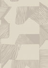 Wallpaper from the Tim Neve collection by Urban Road, showcasing light ivory grids with subtle shapes for a calm, contemporary style.