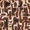 Wallpaper from the Tim Neve collection by Urban Road, with deep brown marbling patterns layered over warm neutral tones.