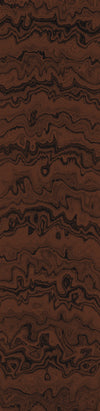 Wallpaper from the Tim Neve collection by Urban Road, featuring dark woodgrain swirls in black and brown for a bold, organic look.