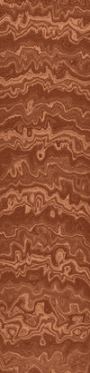 Wallpaper from the Tim Neve collection by Urban Road, showcasing copper-toned swirls and layered abstract shapes in a rich, warm pattern.