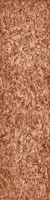Wallpaper from the Tim Neve collection by Urban Road, showcasing peach marbling with organic swirls and soft brown undertones.