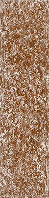 Wallpaper from the Tim Neve collection by Urban Road, with rust marbling and bold swirling lines in warm earthy tones.