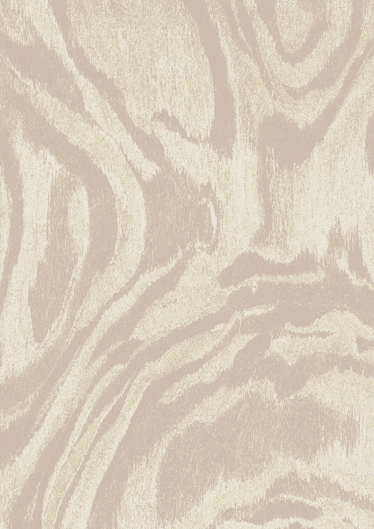 Wallpaper from the Tim Neve collection by Urban Road, showcasing ivory marbling with light swirling shapes for a soft, calming effect.