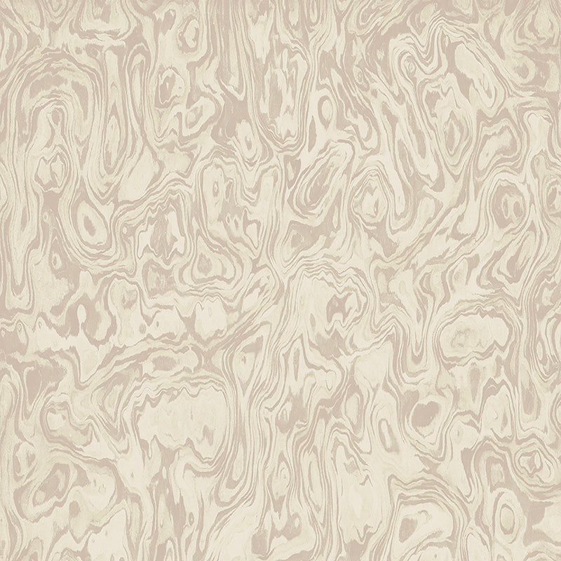 Wallpaper from the Tim Neve collection by Urban Road, showcasing ivory marbling with light swirling shapes for a soft, calming effect.