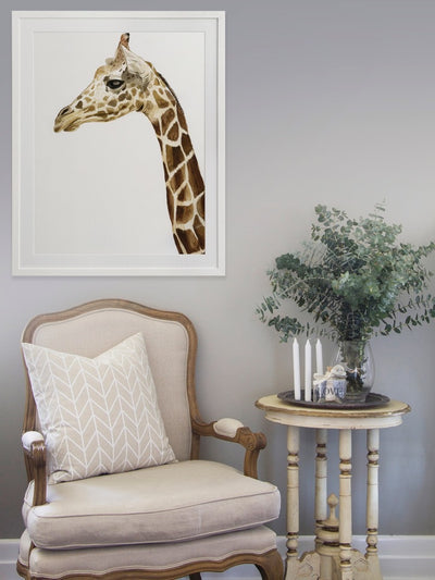 Giraffe1 Canvas Art Print | Lifestyle