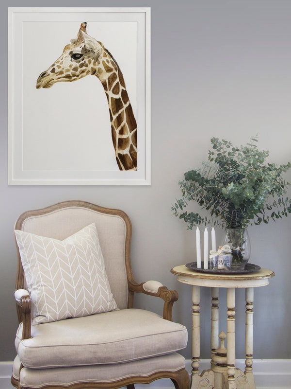 Giraffe1 Canvas Art Print | Lifestyle