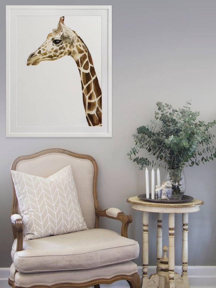 Giraffe1 Canvas Art Print | Lifestyle