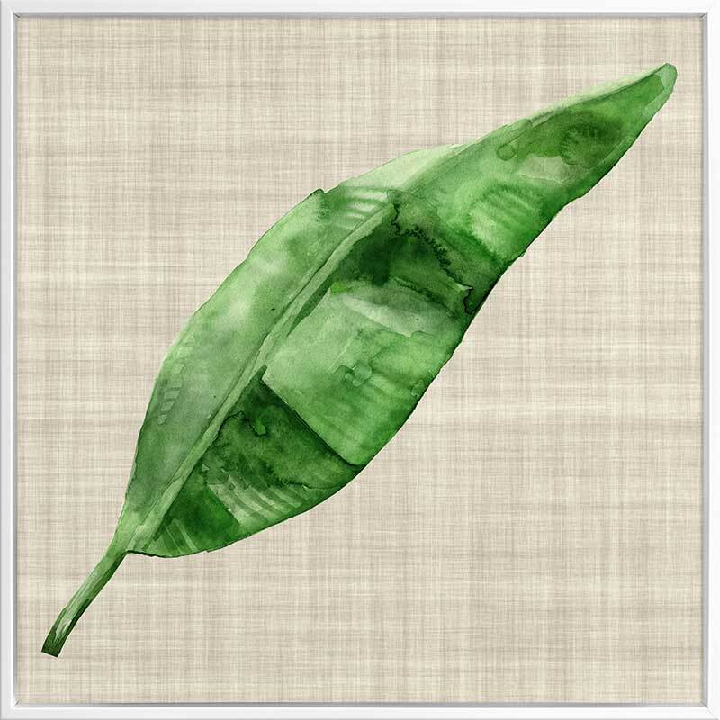 Green Leaf Canvas Art Print