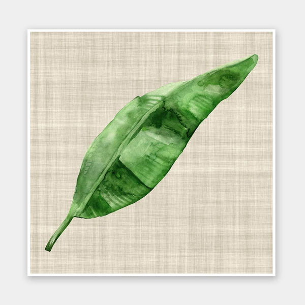 Green Leaf Unframed Art Print