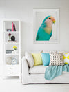 Soft as Feathers Framed Art Print | Lifestyle