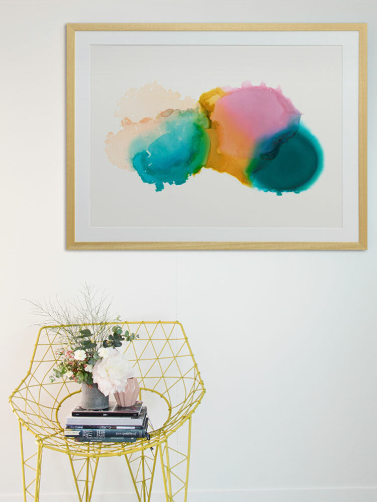 Organic Framed Art Print | Lifestyle