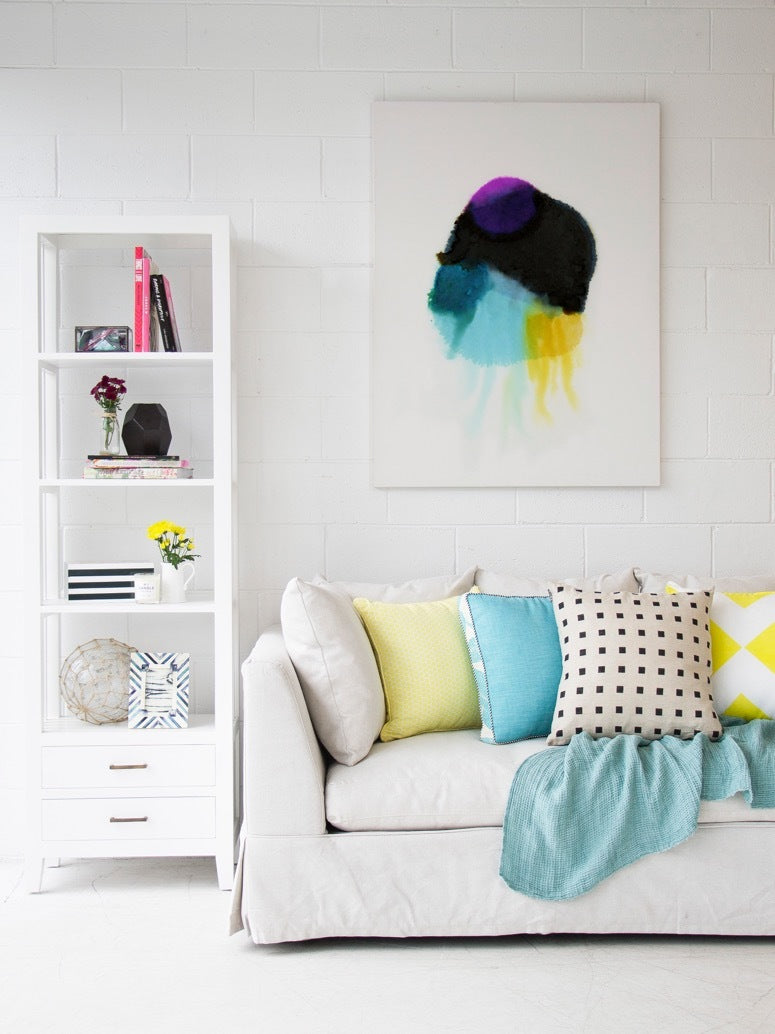 Squid Ink Canvas Art Print | Lifestyle